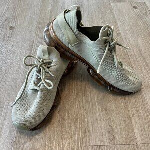 Womens La Shellah Green Sneakers - 9